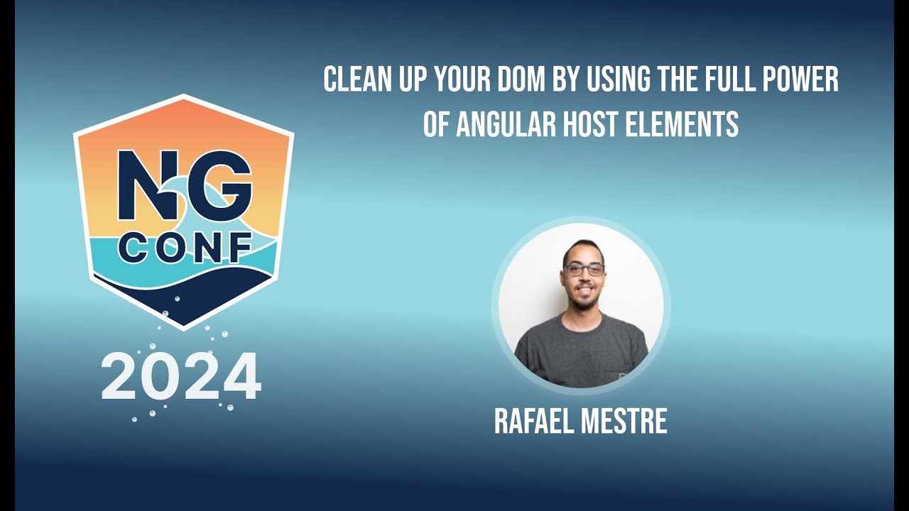 Clean up your DOM by using the full power of Angular host elements video thumbnail