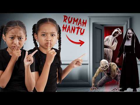 ALUNA AND AMANDA ARE FEARFULLY ENTERING A Haunted House!! VERY COOL!!