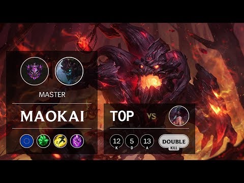 Maokai Top vs Akali - EUW Master Patch 9.15