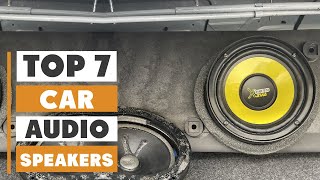 7 Best Car Audio Speakers You Must Have for Premium Sound