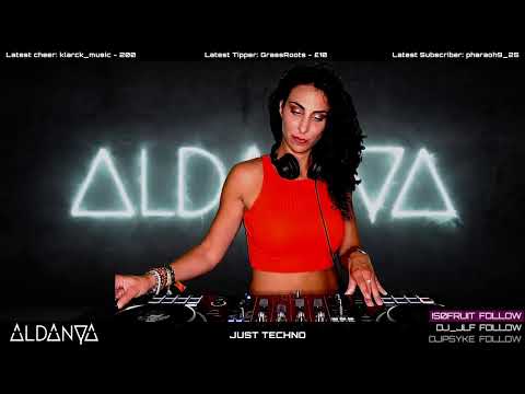 Aldanya -  JUST TECHNO - Live Stream from Fuerteventura - 17-01-2022