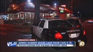Police: Armed robber steals cake after having a change of heart