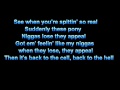 J cole- Cole World- lyrics on screen