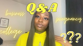Q&A | College, Business Life, Pregnancy
