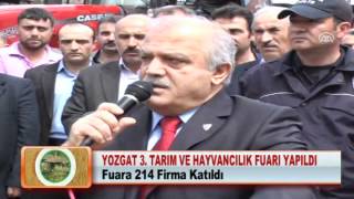 YOZGAT 3. TARIM VE HAYVANCILIK FUARI YAPILDI 30.04.2012