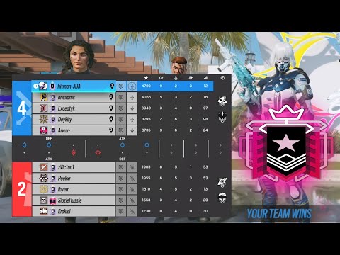 [FULL GAME] TOP FRAGGING AGAINST THE #1 CHAMPION STACK - Rainbow Six Siege Console