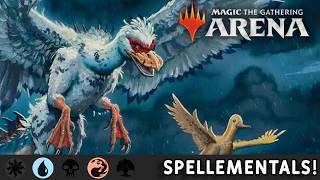 Climbing RANKED with SPELLEMENTALS! (Magic the Gathering Arena)