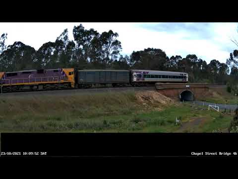 Vline N463 PH Van BZN256 Down Transfer 23rd Oct 2021