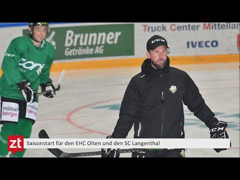 Saisonstart für den EHC Olten und den SC Langenthal | 100 Sekunden Donnerstag 9. September 2021