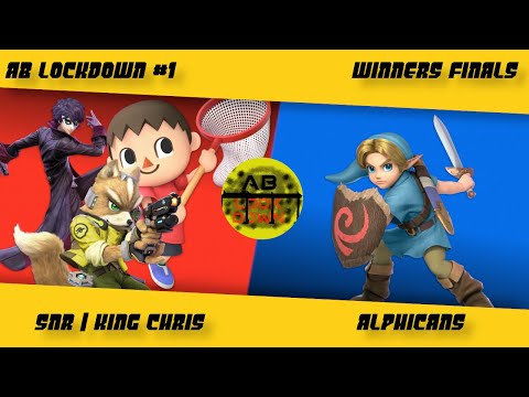 SnR|King Chris (Fox, Joker, Villager) vs Alphicans (Young Link) - W Finals - AB Lockdown #1