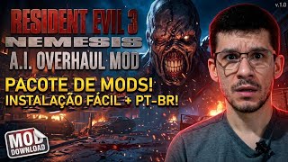 Resident Evil 3 Remasterizado: IA Overhaul + PT-BR | Pacote de Mods para a Versão GOG