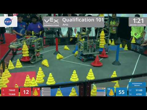 2018 VRC Arts Q101 - 7884E 7536B vs 3118B 675D - 109 to 122