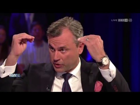 Hofer und Van der Bellen im Schluss-Duell