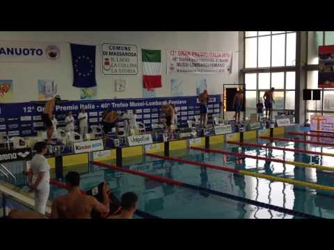 Gran Premio d'Italia 2016-50 rana uomini prima serie - Fabio Scozzoli, Nicolò Martinenghi.