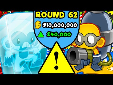 Ice Tower VS Glue Gunner... Going ULTRA Lategame... (Bloons TD Battles)