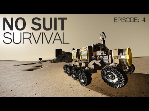 No Suit Survival: Ep. 4 Mining - Space Engineers