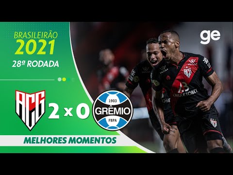 Gols e lances de Atlético-GO x Grêmio