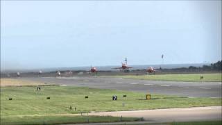 preview picture of video 'Red Arrows, RAF Leuchars, 27th July 2012'
