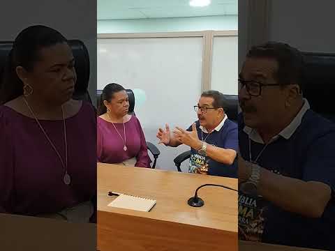 Pedro Severino, entrevistando Adelma Cristóvam ( Prefeita de PITIMBU - PB, na ALPB.