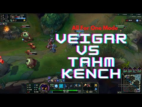 All For One Mode Veigar Vs Tahm Kench | League Of Legends | 2022 | Exe Ammar
