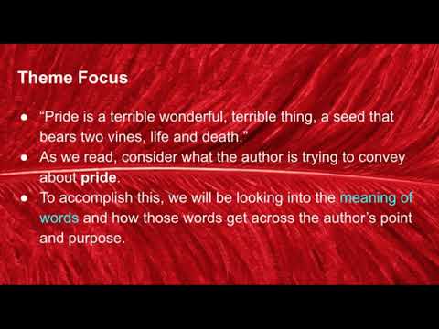 The Scarlet Ibis Introduction