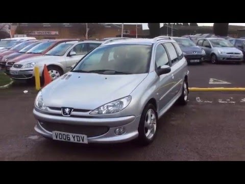 2006 Peugeot 206 SW 1.6 HDi at www.gullwingcarsales.co.uk
