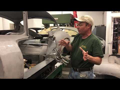 Jaguar E-Type - Making repairs to the B-Post or Shut Face on a FHC - 1965 Series 1