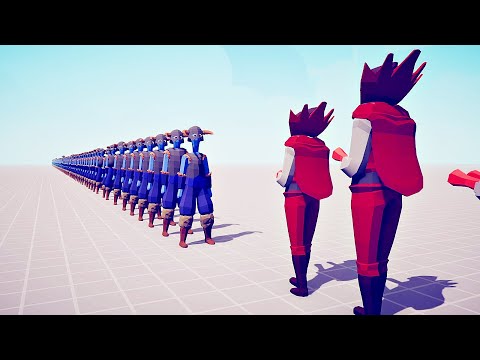 100x SHOUTER vs 100x VAMPIRE | TABS Totally Accurate Battle Simulator
