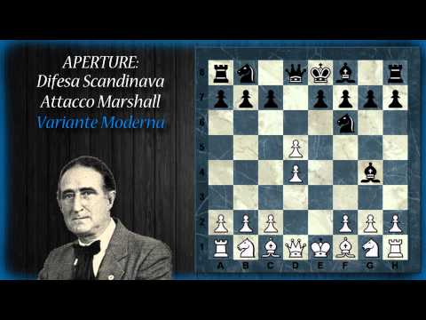 Aperture di Scacchi 07 - Difesa Scandinava - Attacco Marshall, gambetto Scandinavo e Islandese