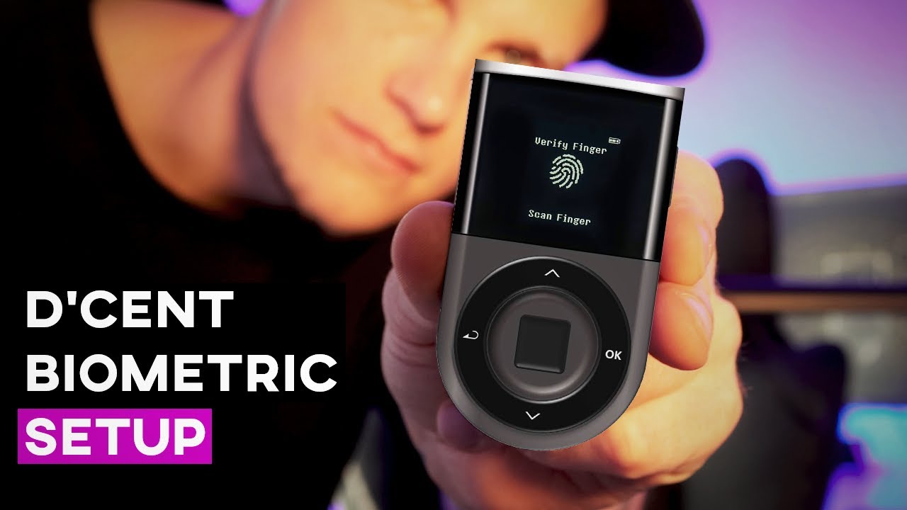 D'CENT Biometric Hardware Wallet Setup Tutorial | Step-by-step Guide on How to Set Up D'Cent