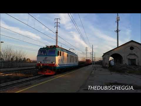 SALUTI DAI TRENI MERCI IN TRANSITO A PONTECURONE (AL) VEN. 4 - 1 - 2019