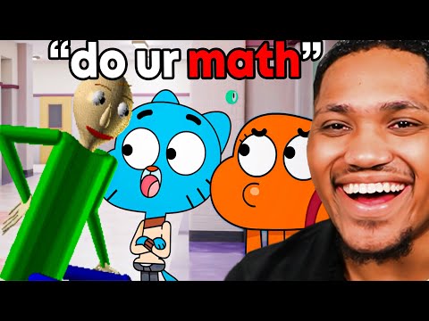 Baldi Wtf You Doing in Gumball?💀 | THE WONDERFULLY WEIRD WORLD OF GUMBALL