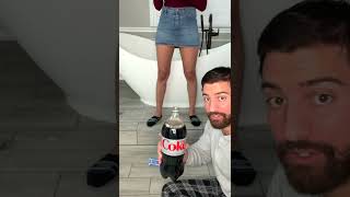 Mentos &amp; Coke Up Skirt #Shorts