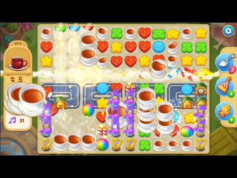 Matchington Mansion Level 854 - 855 | MICRO GAMEPLAY HD