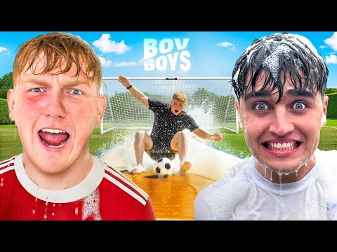 BOV BOYS SLIP N SLIDE FOOTBALL CHALLENGE
