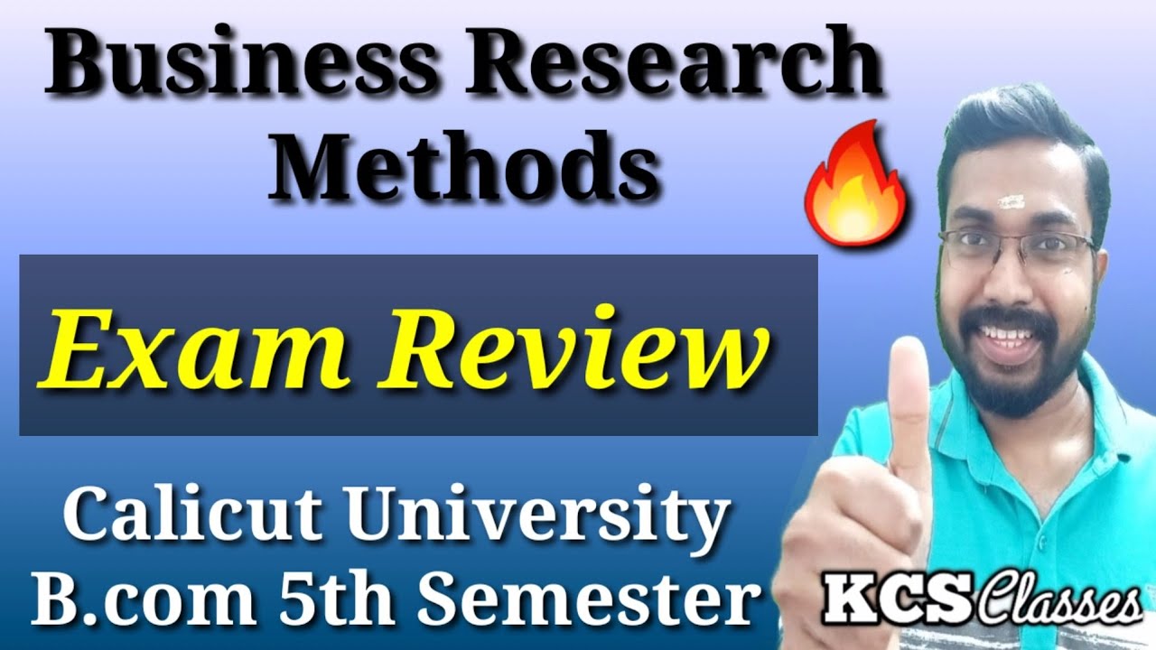 Business Research Methods|Exam Review|Calicut University B.com 5th Semester 