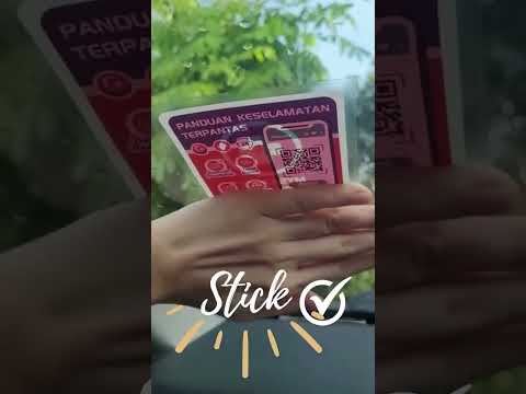 Kereta ada masalah?! Relax, kan ada My Safety Guide Sticker