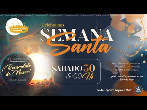 TRANSMISIÓN ESPECIAL SEMANA SANTA – SÁBADO 30 DE MARZO – CANAL 13 JUJUY TV