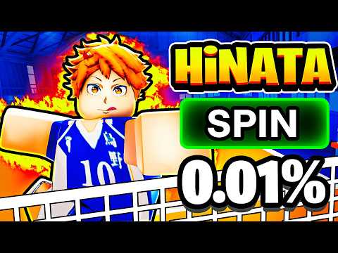 Unlocking 0.0001% SECRET TIMESKIP HINATA in Roblox Volleyball Legends