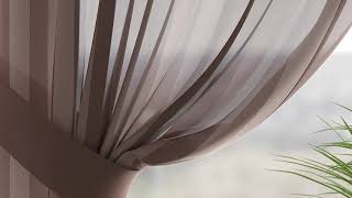 Комплект штор «Комиленс (коричневый)» — видео о товаре
