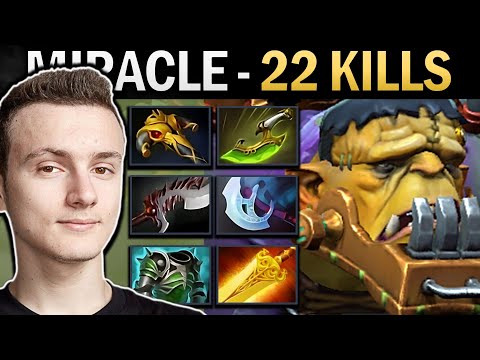 Alchemist Dota Gameplay Miracle with 22 Kills and Cuirass