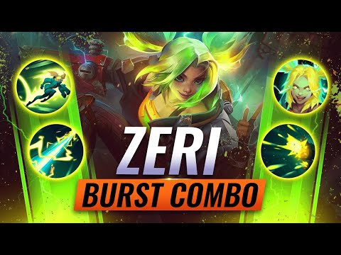 Zeri's BEST BURST Combo in League of Legends - Season 12 #Shorts
