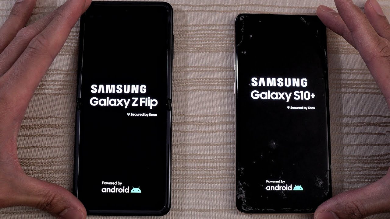 Samsung Galaxy Z Flip vs Galaxy S10 Plus - Speed Test!