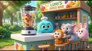 Download lagu Learn Colors with Magic Blender! 🌪️🍓 Fruit Juice Mixing for Kids | Lumi’s Juice Bar mp3