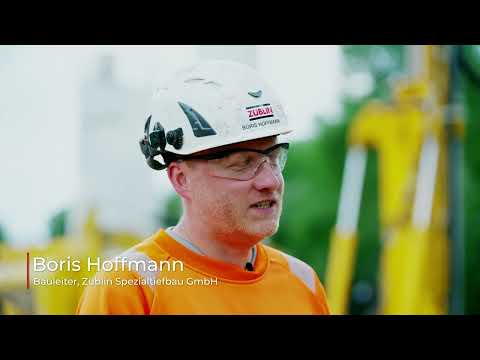 Düsenstrahlverfahren bei ZÜBLIN Spezialtiefbau