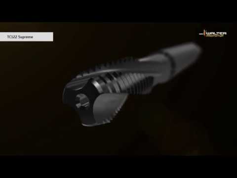 Gewindebohrer TC122 Maximale Standzeit in Stahl bei mittleren bis hohen Festigkeiten