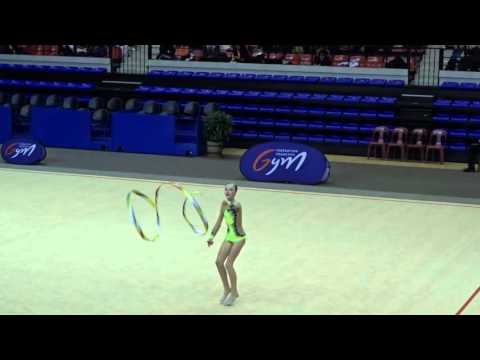 Mathilda Ricard ruban - Nat A 14/15 ans France Besançon 2016