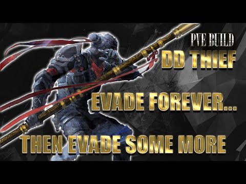 Gw2- PvE Staff Thief Build- **Bounding Bastard** OP Open World Build