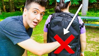 Backpack Zipper Trick To STOP Pickpockets!