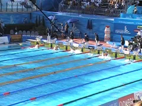 Final 100m peito masculino - Campeonato Mundial de Natação de Roma 2009